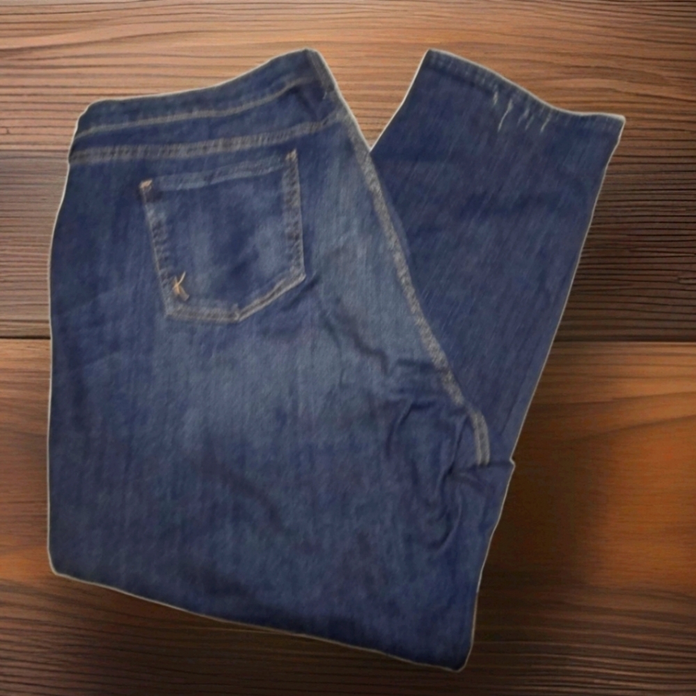 KUT From The Kloth Women's Jeans 22W X  29 High Rise Distressed Katy Boyfriend